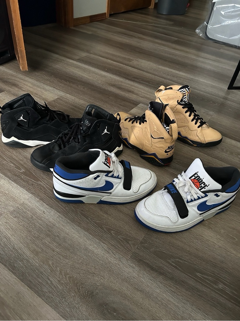 Multiples Men's Athletic Shoes - Black, Tan, White, Blue
